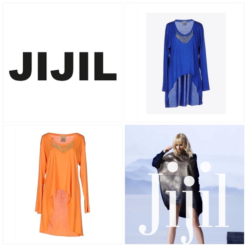 Jijil High Low Top - Chain Accents